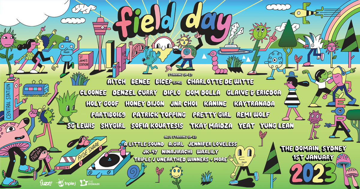 The Epic Field Day 2023 Lineup Is Here! Breaking News Moshtix